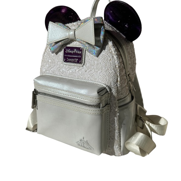 Minnie Mouse Main Attraction Space Mountain Loungefly Backpack from Disneyland. - Picture 1 of 7